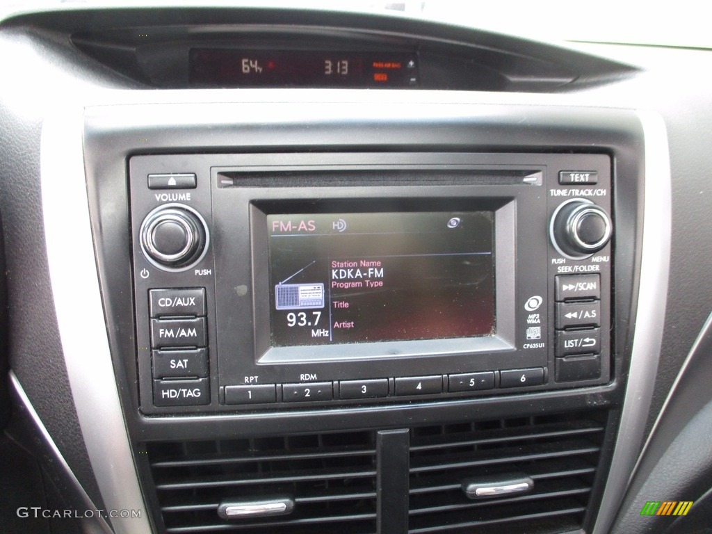 2012 Forester 2.5 X Limited - Marine Blue Metallic / Black photo #15