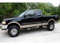 1998 Black Ford F250 Lariat Extended Cab 4x4  photo #2