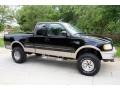 1998 Black Ford F250 Lariat Extended Cab 4x4  photo #9