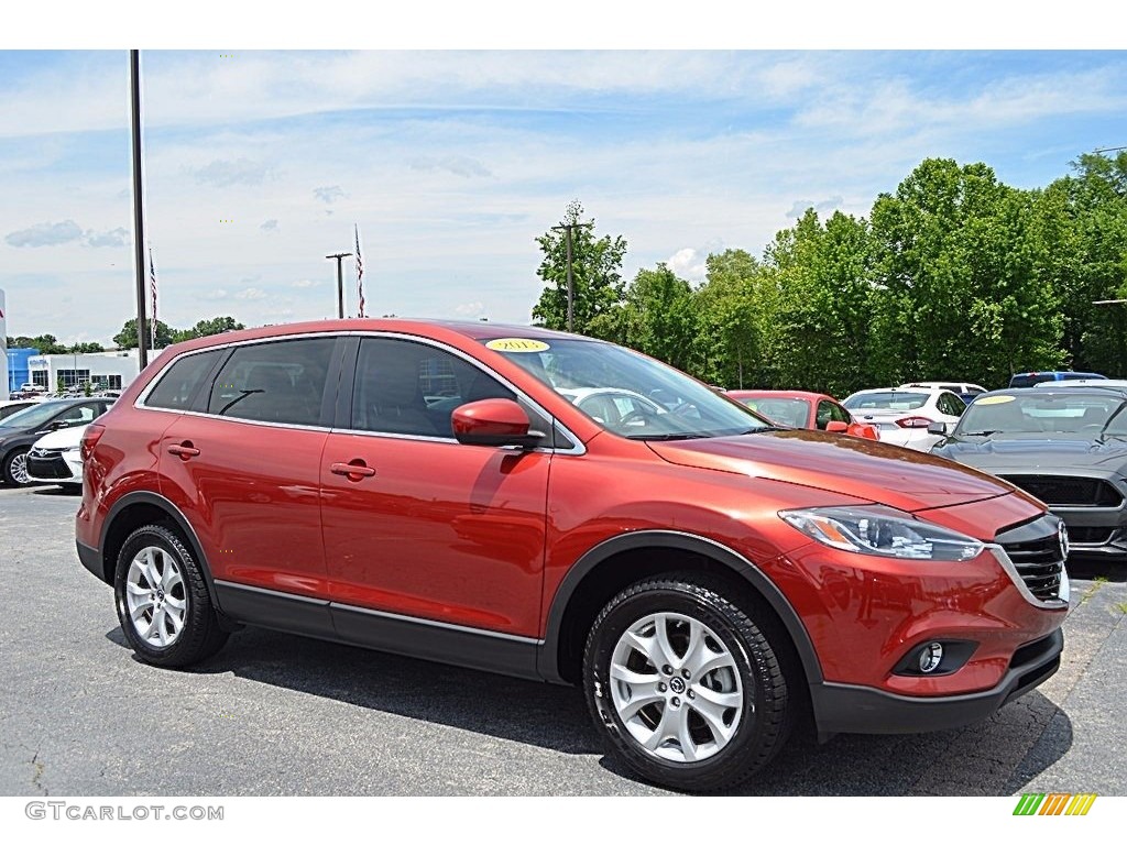 Zeal Red Mica 2013 Mazda CX-9 Touring Exterior Photo #120785613