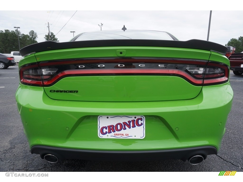 2017 Charger R/T - Green Go / Black/Brazen Gold photo #6