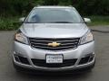 2017 Silver Ice Metallic Chevrolet Traverse LT AWD  photo #2