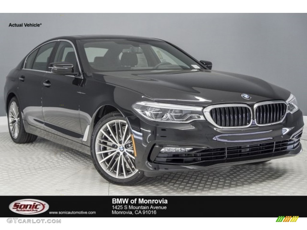 2017 5 Series 540i Sedan - Jet Black / Black photo #1