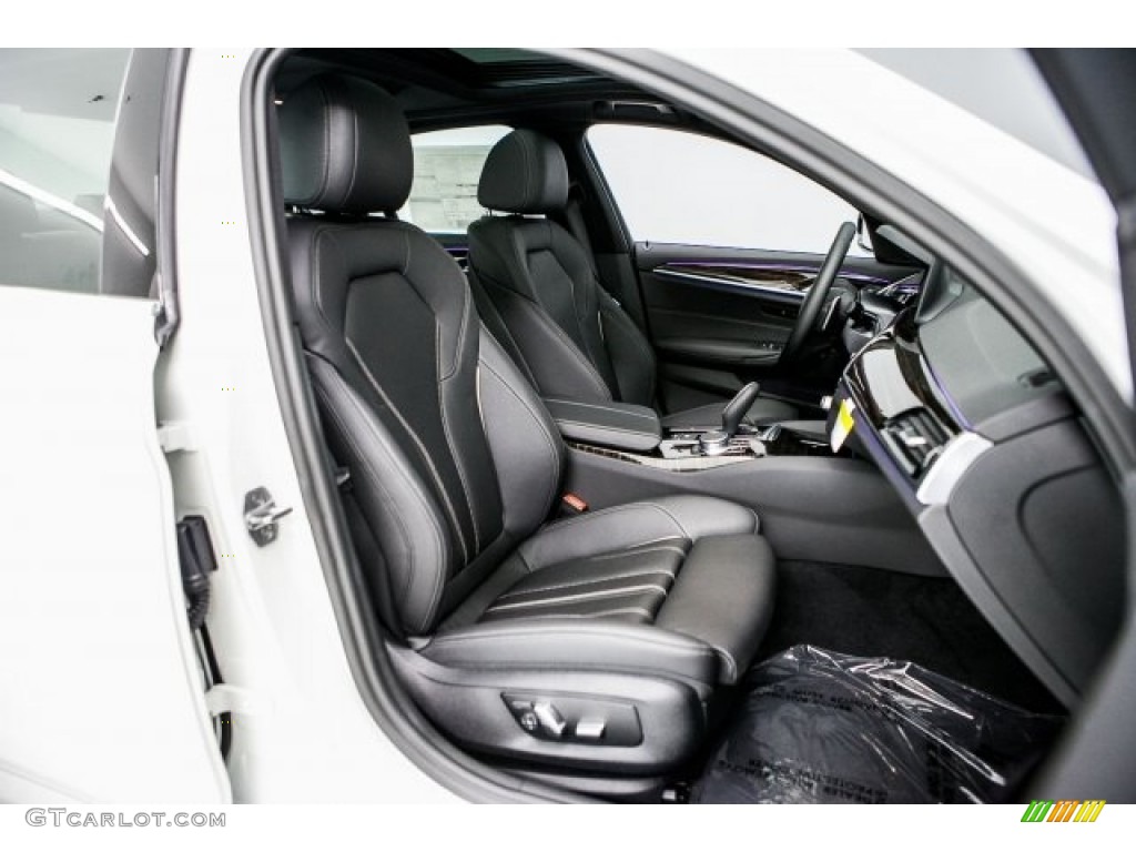 2017 5 Series 530i Sedan - Alpine White / Black photo #2