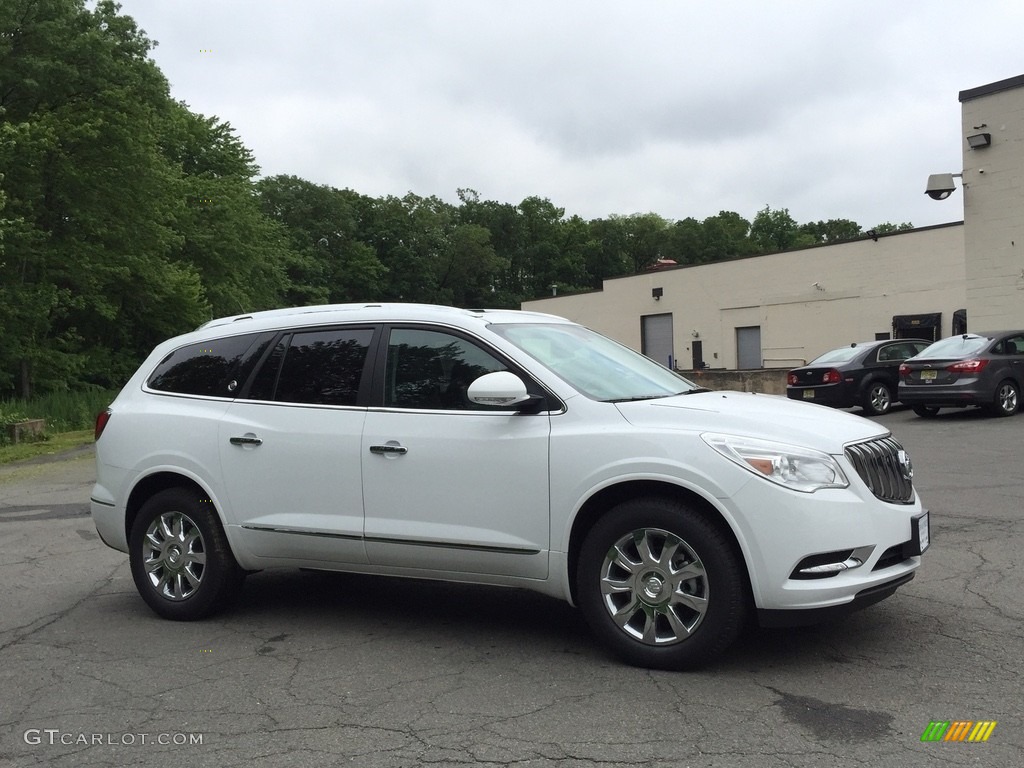 2017 Enclave Premium AWD - Summit White / Ebony/Ebony photo #3