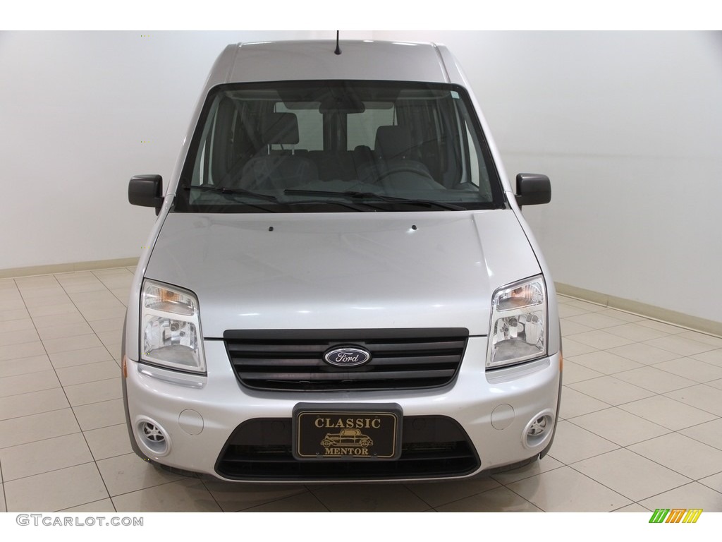 2010 Transit Connect XLT Passenger Wagon - Silver Metallic / Dark Gray photo #2