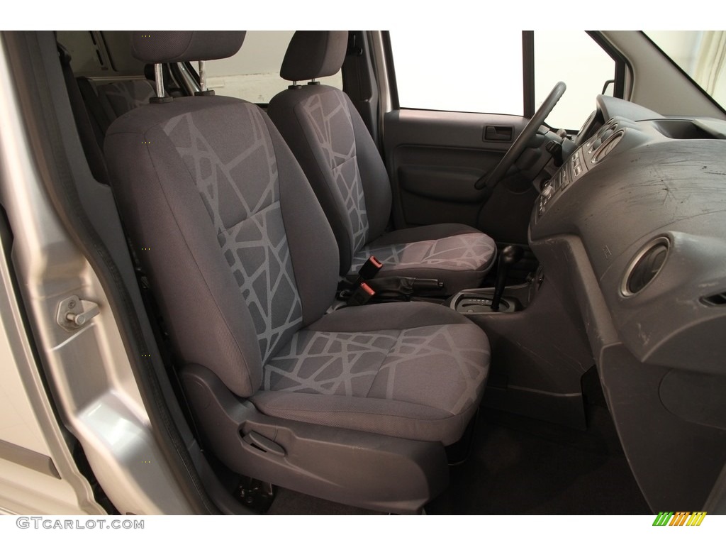 2010 Transit Connect XLT Passenger Wagon - Silver Metallic / Dark Gray photo #11