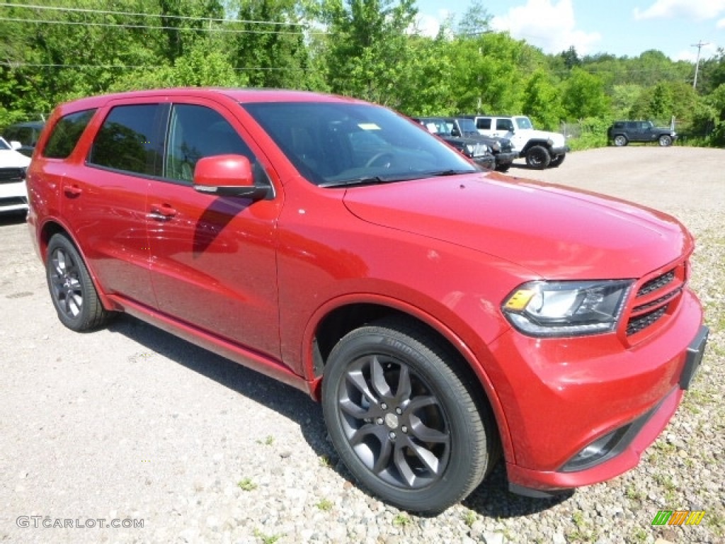 2017 Durango R/T AWD - Redline / Black/Red photo #7
