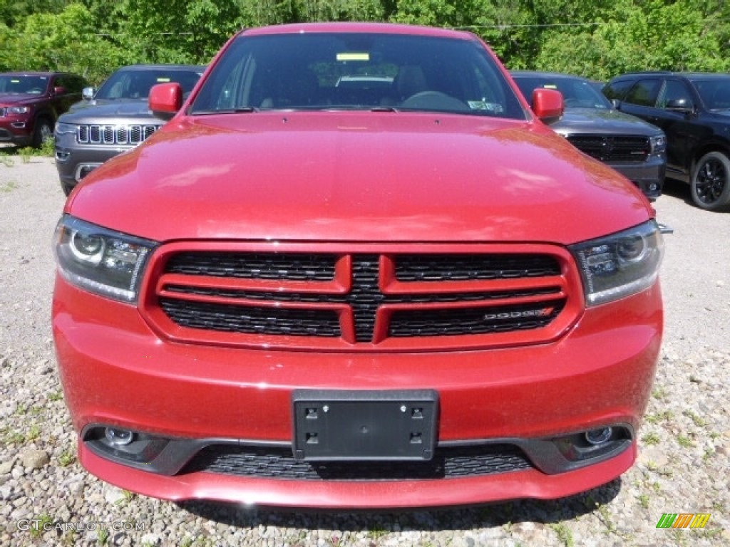2017 Durango R/T AWD - Redline / Black/Red photo #8