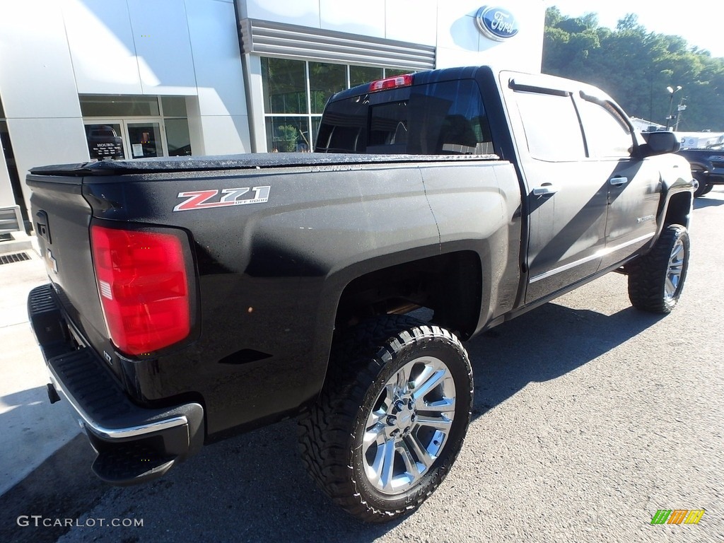 2014 Silverado 1500 LTZ Crew Cab 4x4 - Black / Cocoa/Dune photo #2