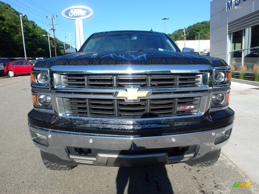 2014 Silverado 1500 LTZ Crew Cab 4x4 - Black / Cocoa/Dune photo #7