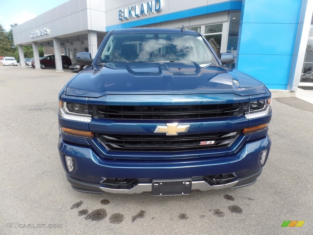 2017 Silverado 1500 LT Crew Cab 4x4 - Deep Ocean Blue Metallic / Jet Black photo #2