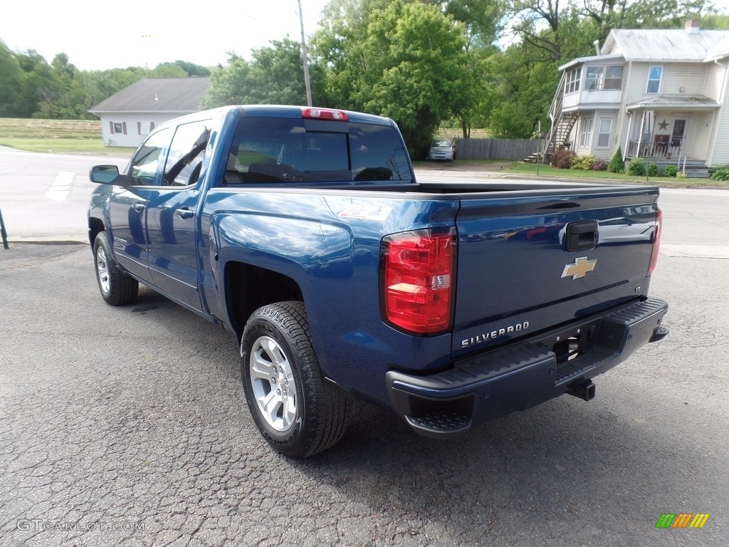 2017 Silverado 1500 LT Crew Cab 4x4 - Deep Ocean Blue Metallic / Jet Black photo #5