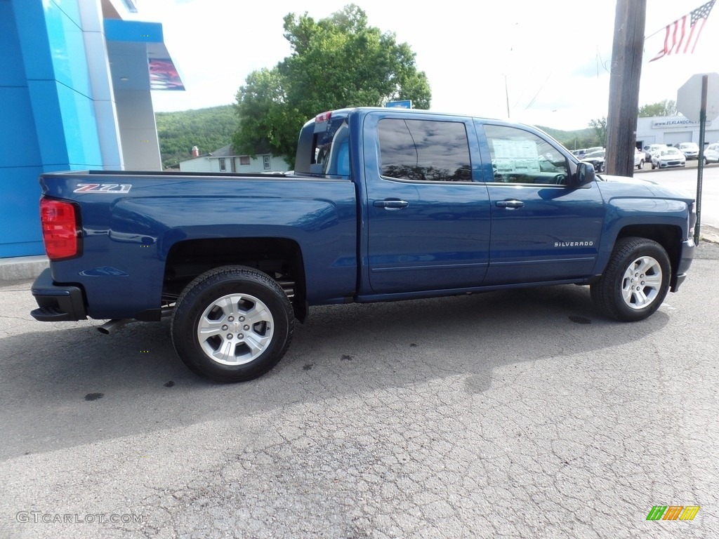 2017 Silverado 1500 LT Crew Cab 4x4 - Deep Ocean Blue Metallic / Jet Black photo #8