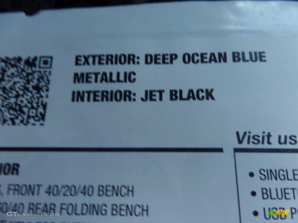 2017 Silverado 1500 LT Crew Cab 4x4 - Deep Ocean Blue Metallic / Jet Black photo #46