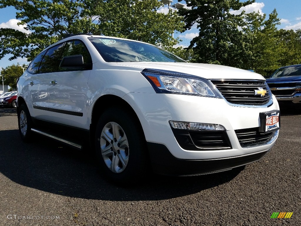 2017 Traverse LS - Summit White / Dark Titanium/Light Titanium photo #1