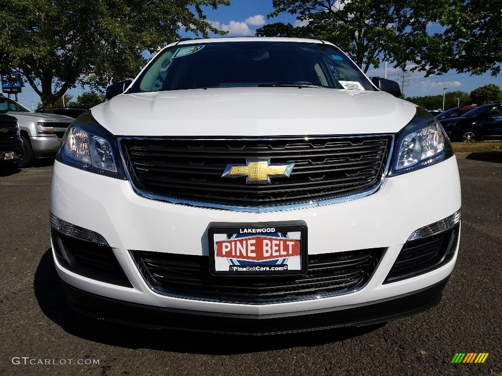 2017 Traverse LS - Summit White / Dark Titanium/Light Titanium photo #2