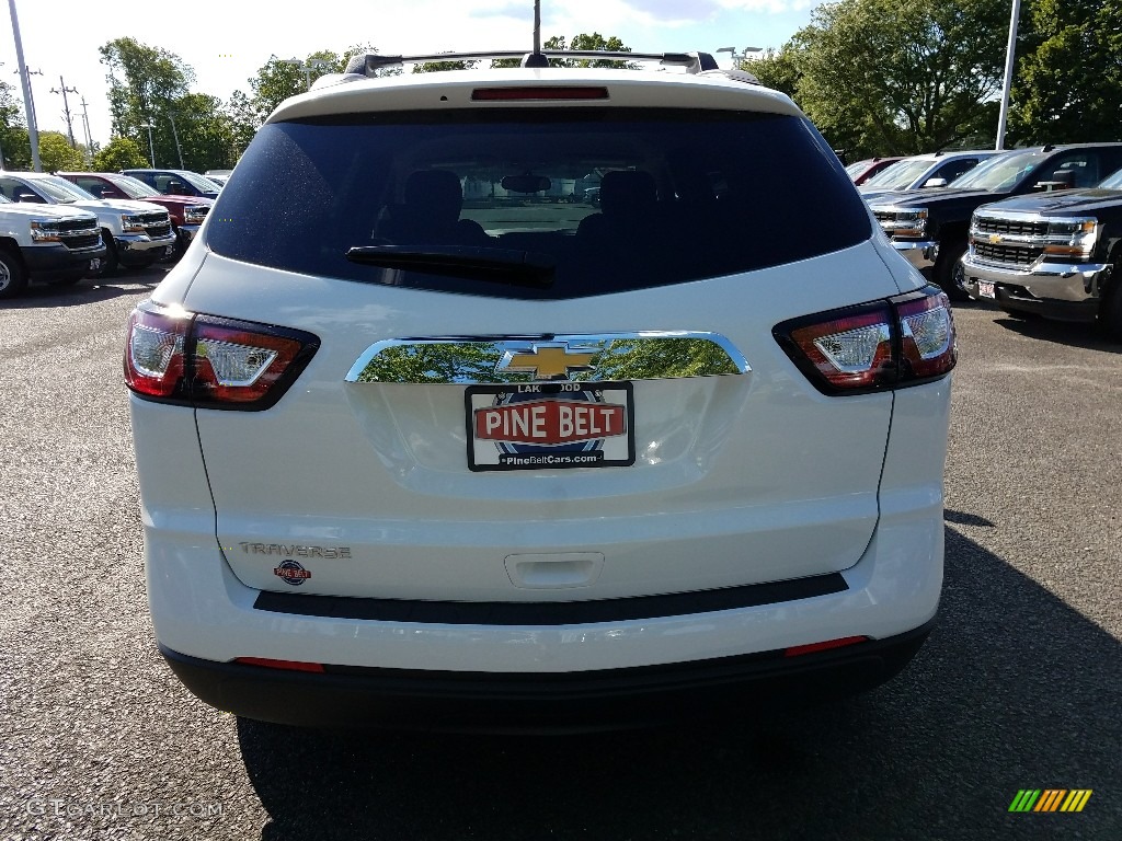 2017 Traverse LS - Summit White / Dark Titanium/Light Titanium photo #5