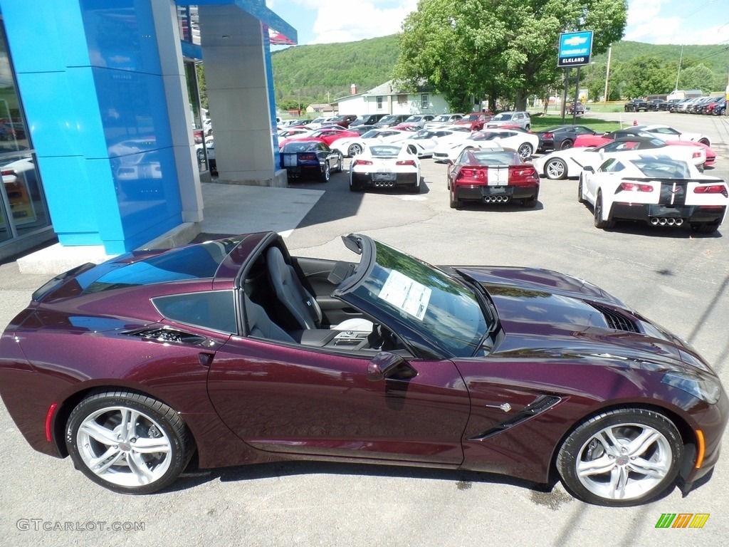 2017 Corvette Stingray Coupe - Black Rose Metallic / Gray photo #6