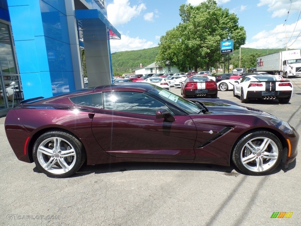 2017 Corvette Stingray Coupe - Black Rose Metallic / Gray photo #11
