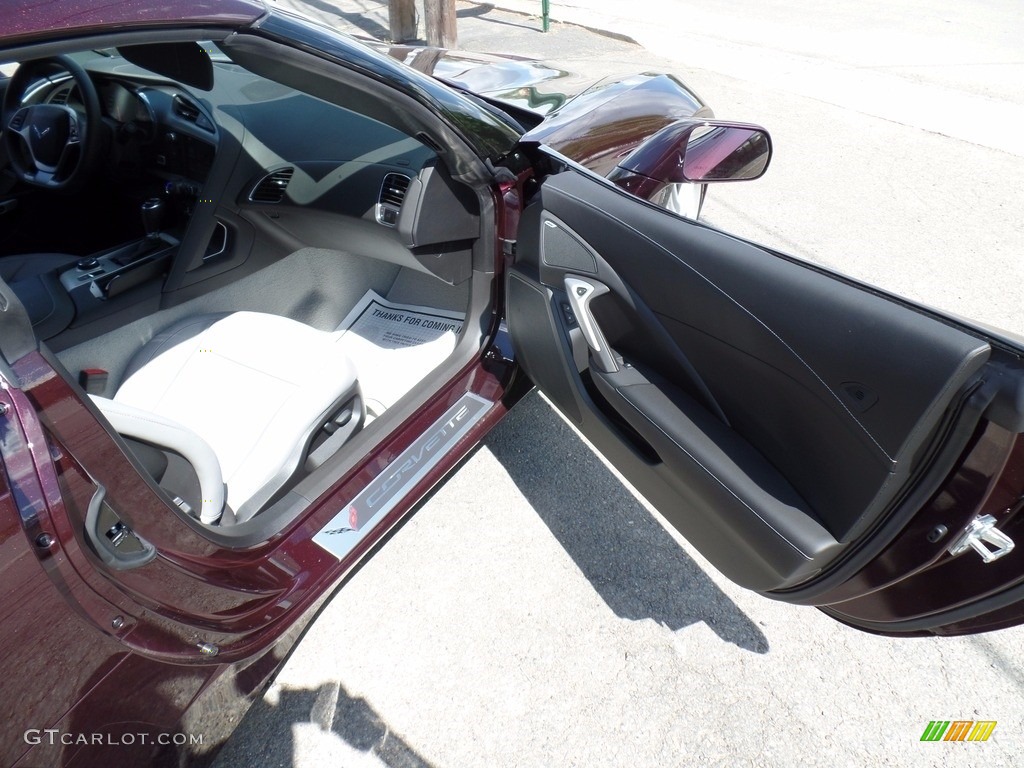 2017 Corvette Stingray Coupe - Black Rose Metallic / Gray photo #36