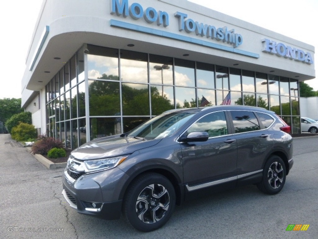 2017 CR-V Touring AWD - Modern Steel Metallic / Gray photo #1