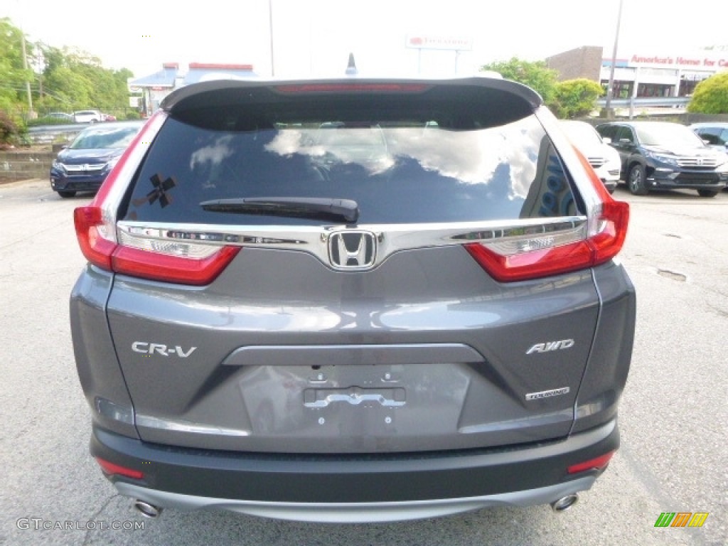 2017 CR-V Touring AWD - Modern Steel Metallic / Gray photo #3