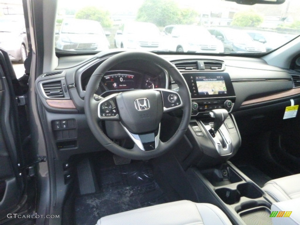 2017 CR-V Touring AWD - Modern Steel Metallic / Gray photo #10