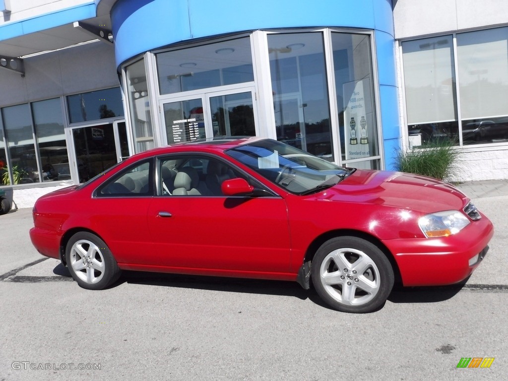 2001 CL 3.2 Type S - San Marino Red / Parchment photo #2
