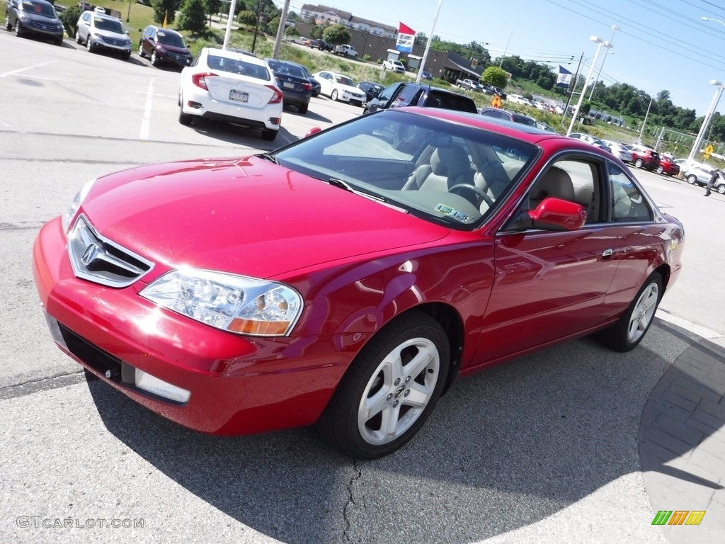 2001 CL 3.2 Type S - San Marino Red / Parchment photo #6