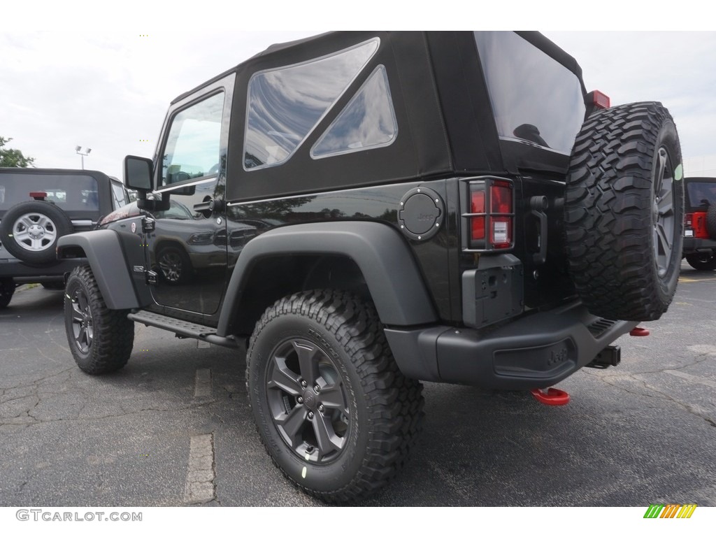 2017 Wrangler Rubicon Recon Edition 4x4 - Black / Black photo #2