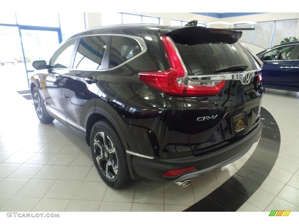 2017 CR-V Touring AWD - Crystal Black Pearl / Black photo #2