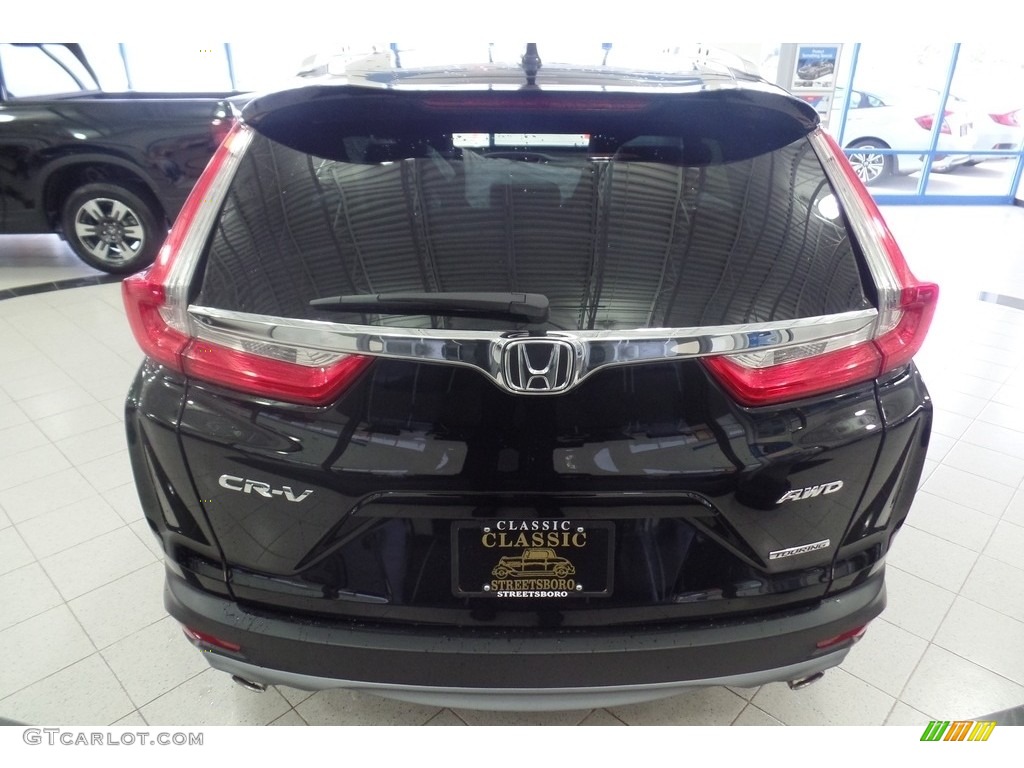 2017 CR-V Touring AWD - Crystal Black Pearl / Black photo #4