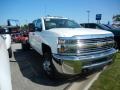 Summit White - Silverado 3500HD Work Truck Crew Cab 4x4 Photo No. 3