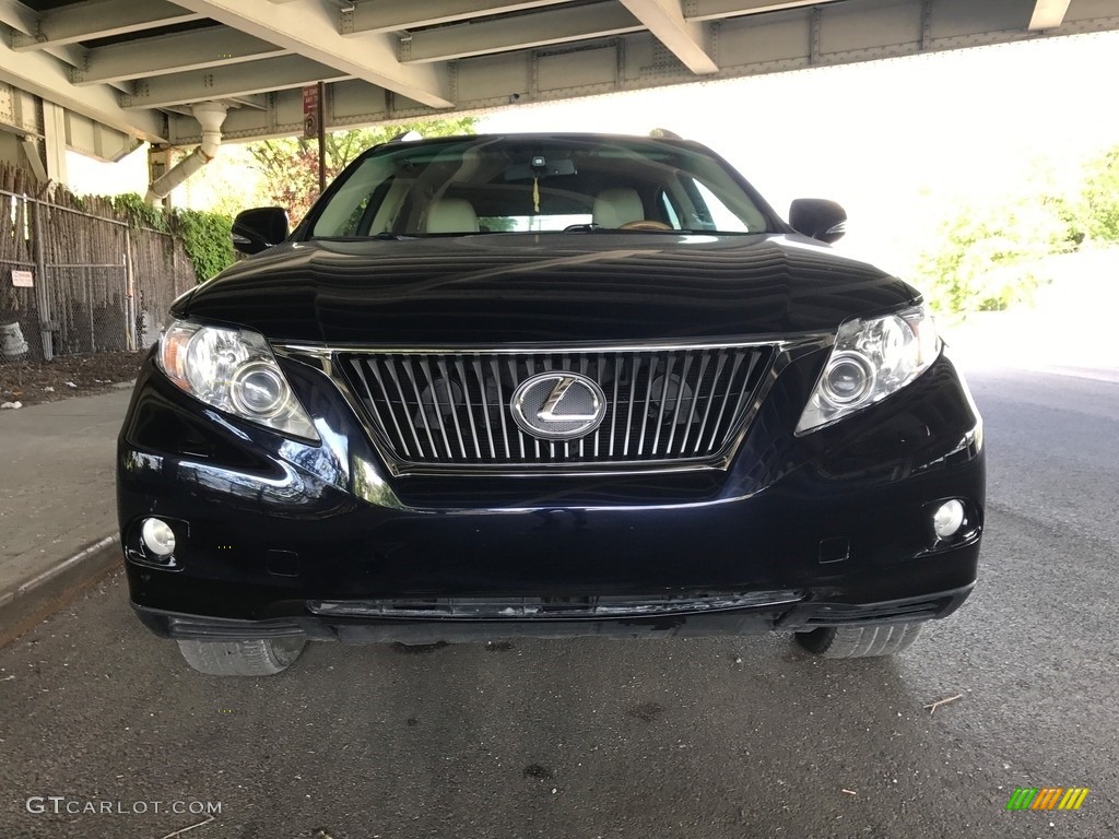 2010 RX 350 AWD - Cerulean Blue Metallic / Parchment/Brown Walnut photo #6