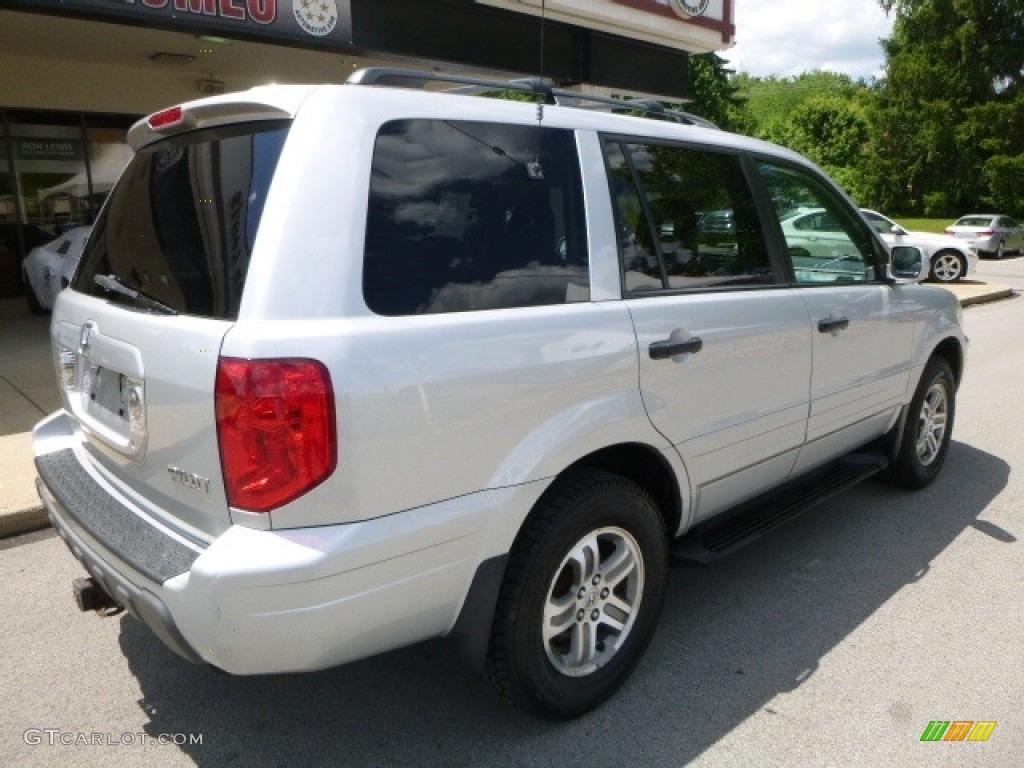 2004 Pilot EX-L 4WD - Starlight Silver Metallic / Gray photo #2