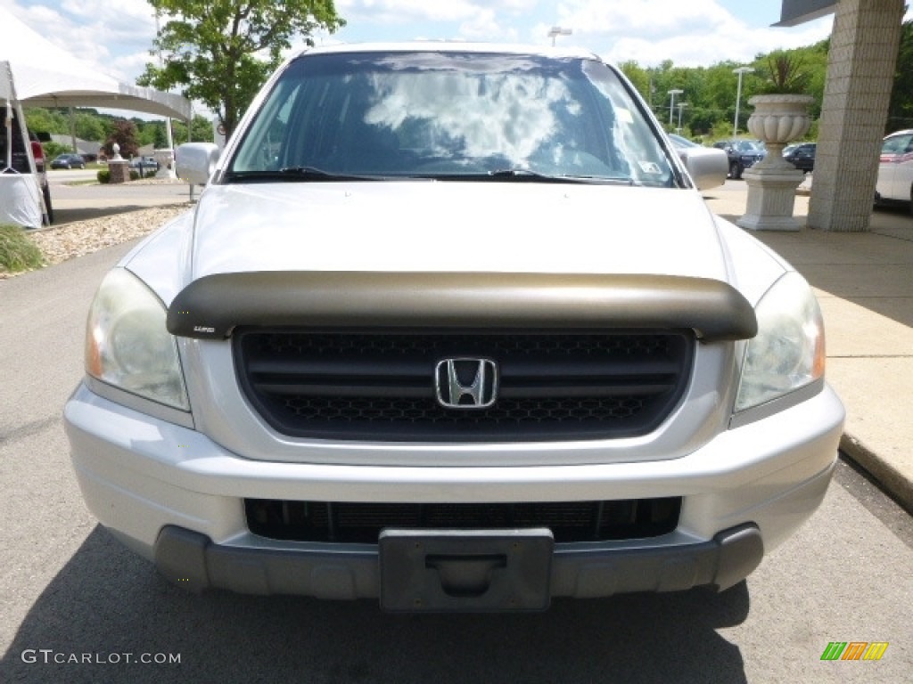 2004 Pilot EX-L 4WD - Starlight Silver Metallic / Gray photo #4