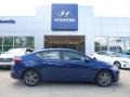 2017 Lakeside Blue Hyundai Elantra SE  photo #1