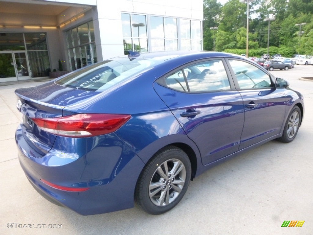 2017 Elantra SE - Lakeside Blue / Gray photo #2