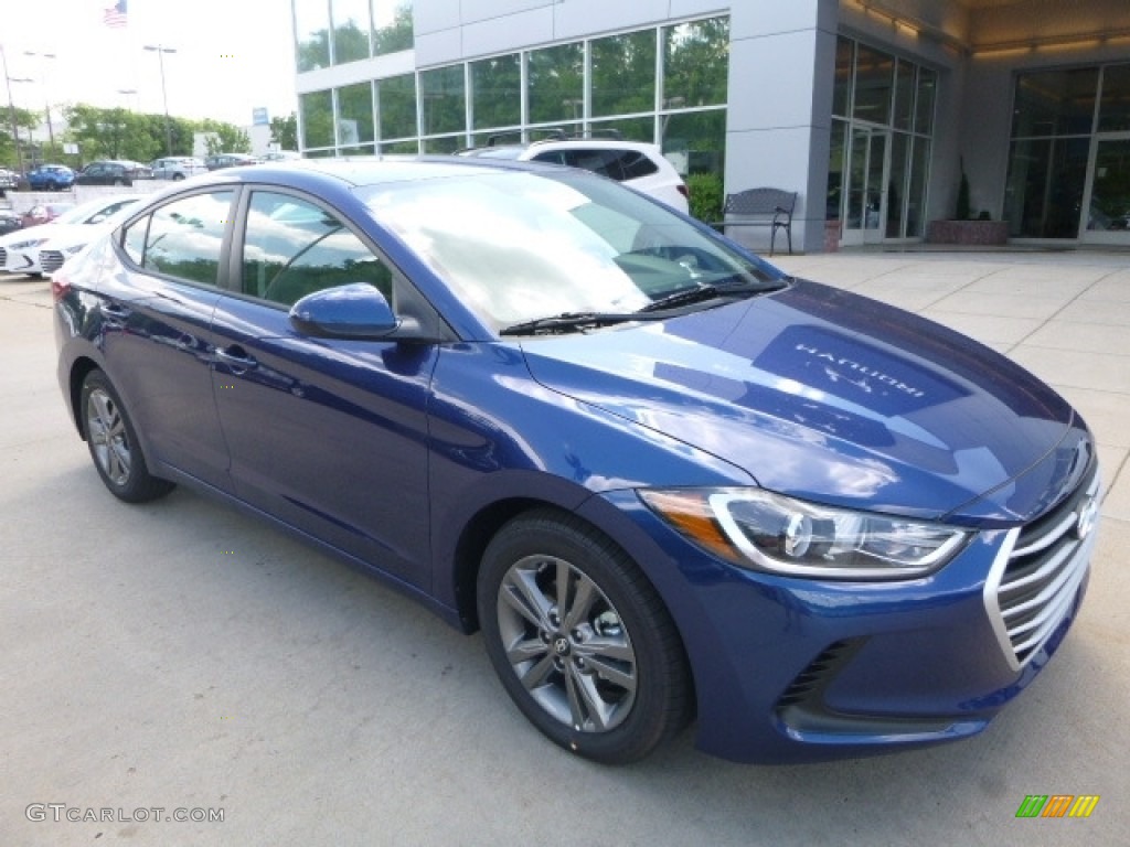 2017 Elantra SE - Lakeside Blue / Gray photo #3