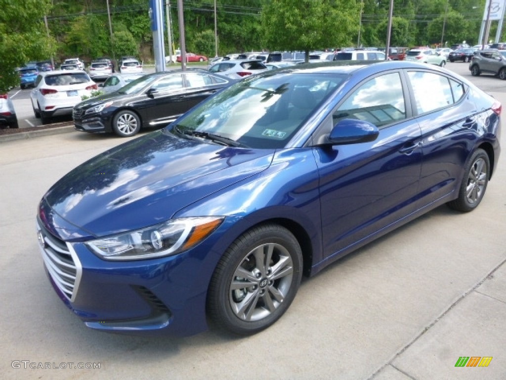 2017 Elantra SE - Lakeside Blue / Gray photo #5