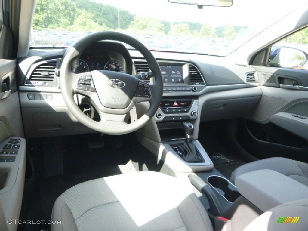 2017 Elantra SE - Lakeside Blue / Gray photo #9