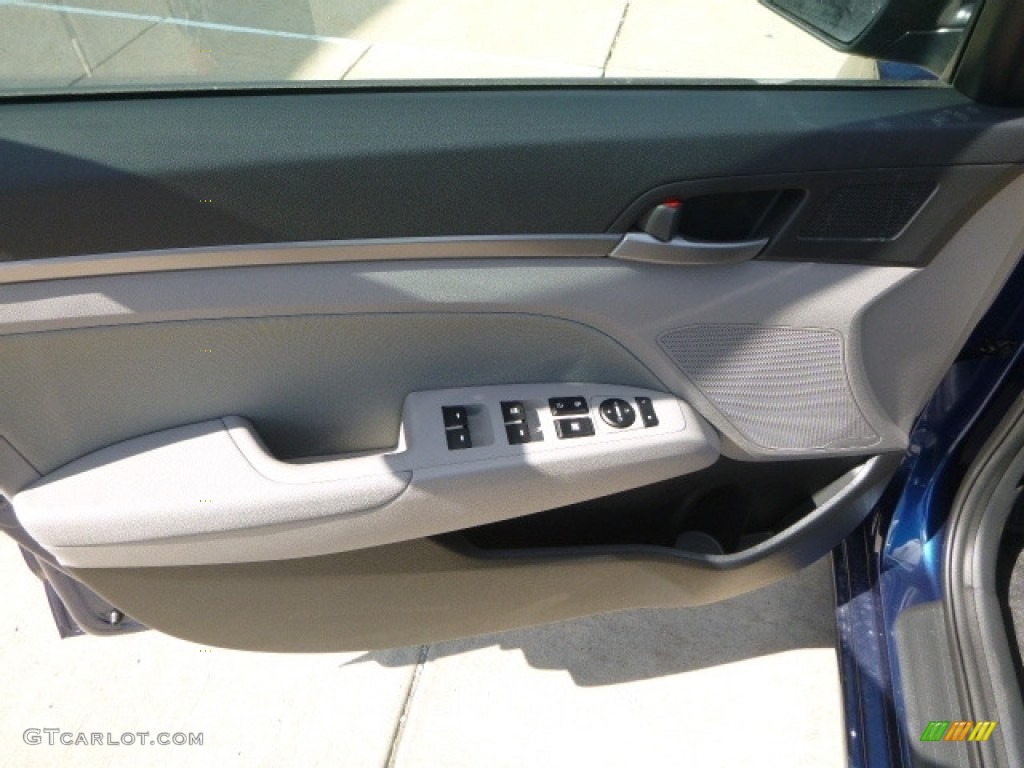 2017 Elantra SE - Lakeside Blue / Gray photo #10