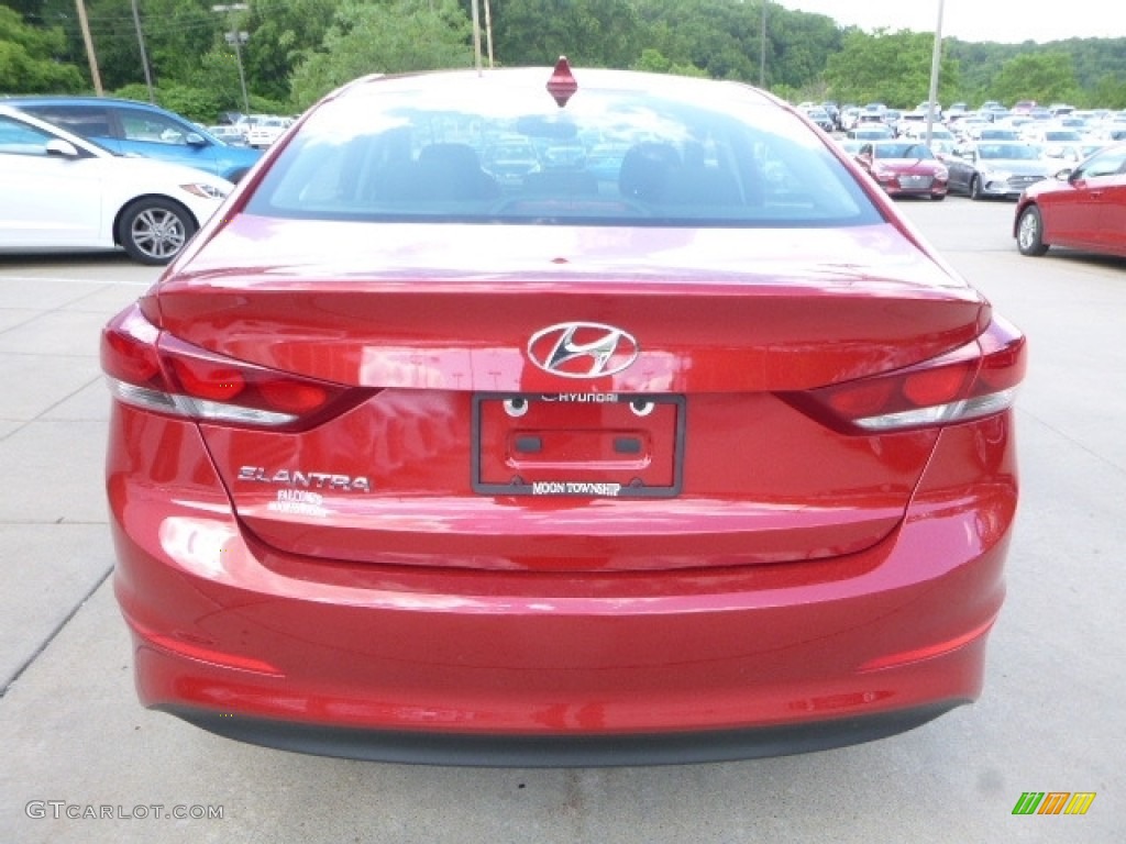 2017 Elantra Value Edition - Red / Black photo #6