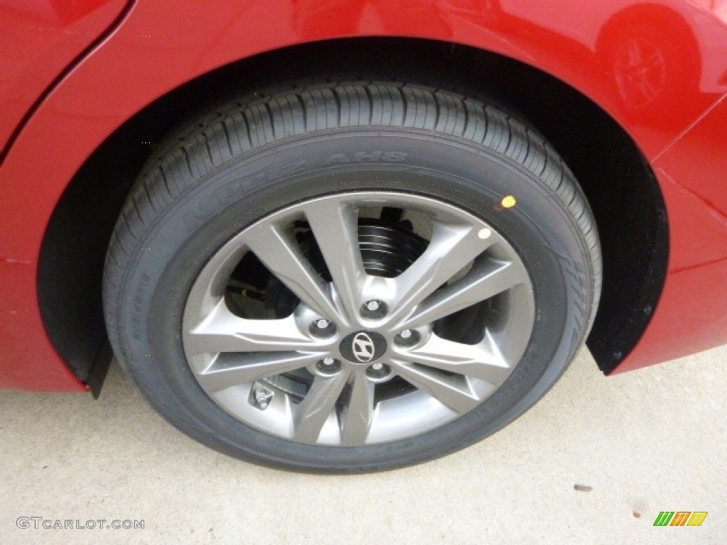 2017 Elantra Value Edition - Red / Black photo #7