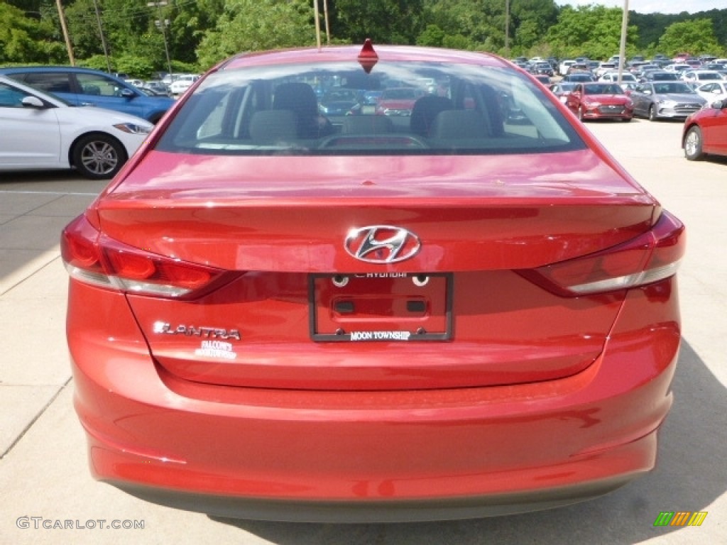 2017 Elantra Value Edition - Red / Black photo #6