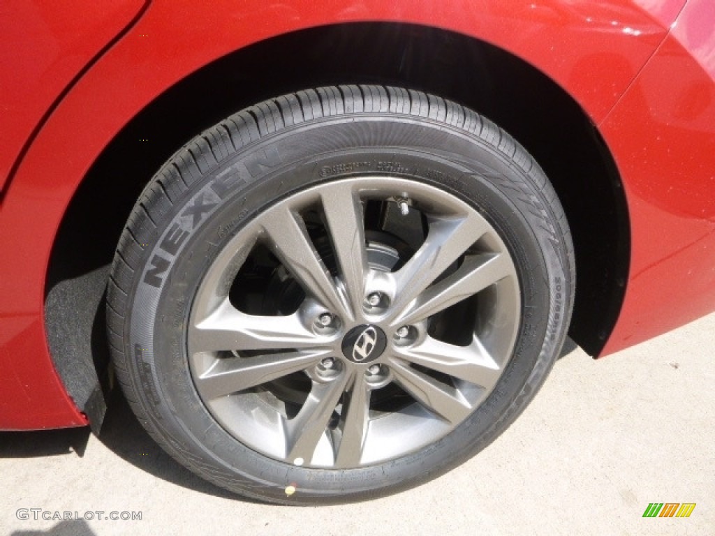 2017 Elantra Value Edition - Red / Black photo #7