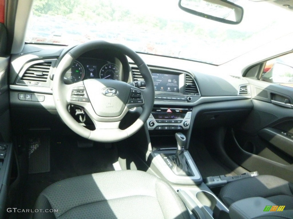 2017 Elantra Value Edition - Red / Black photo #9