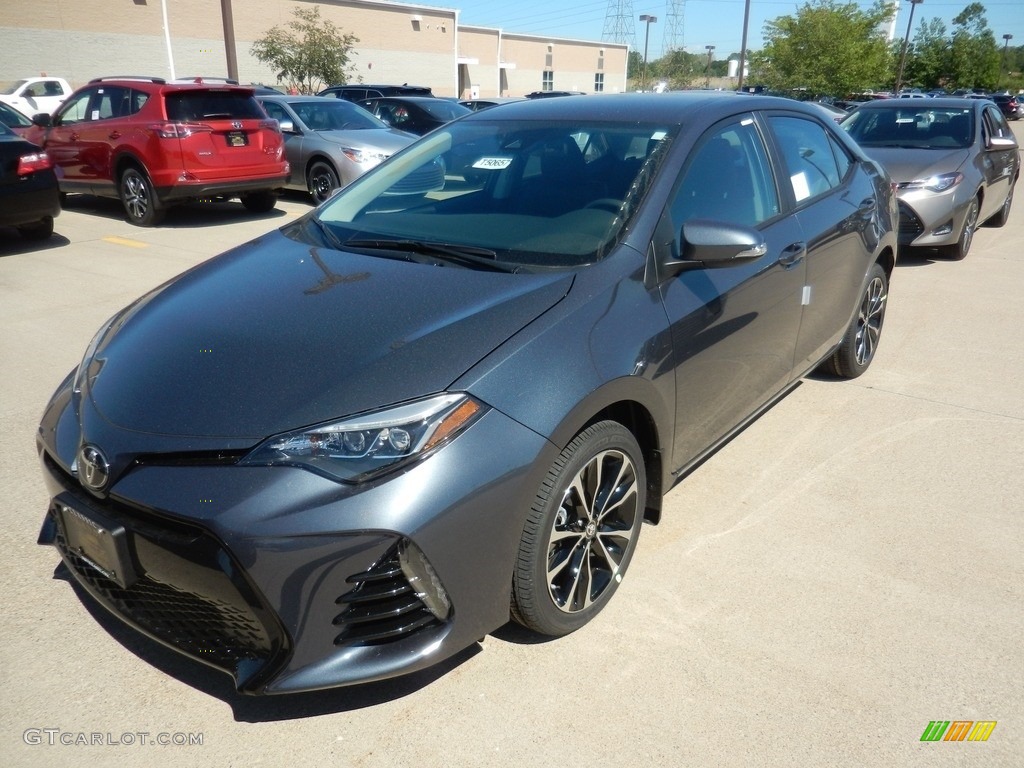 2017 Corolla SE - Slate Metallic / Black photo #1