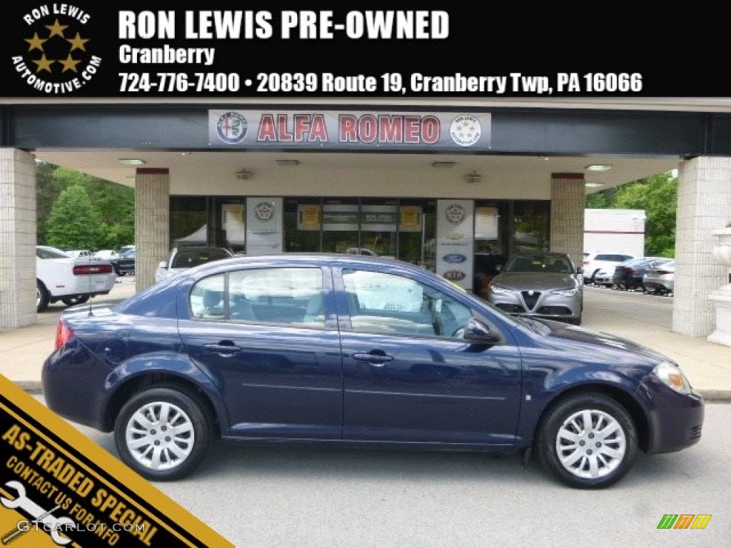 2009 Cobalt LT Sedan - Imperial Blue Metallic / Gray photo #1